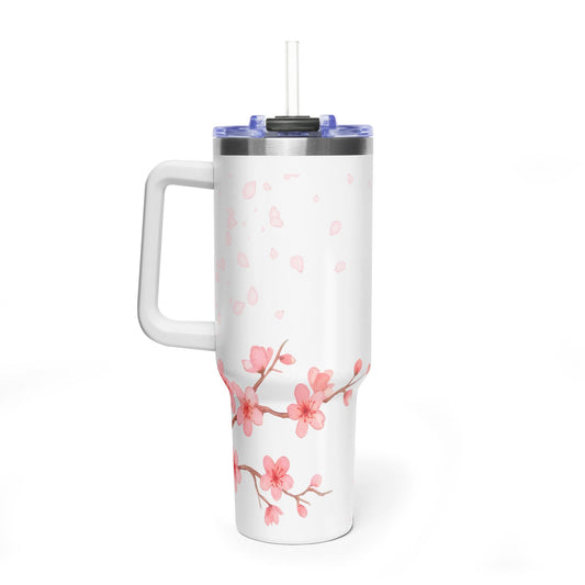 40oz Cherry Blossom Tumbler